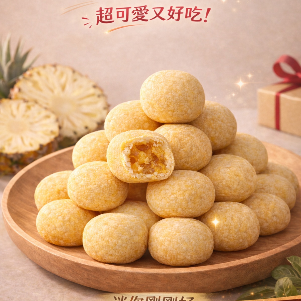 迷你版鳳梨酥 (15顆袋裝)